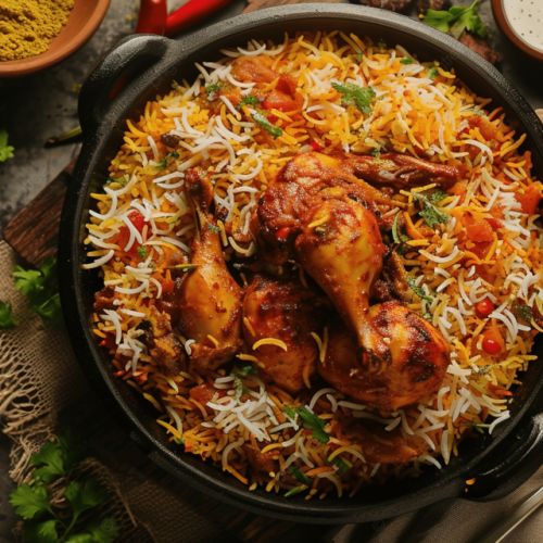 pngtree-top-view-of-chicken-biryani-indian-food-delicious-ramadan-iftar-meal-image_15585911